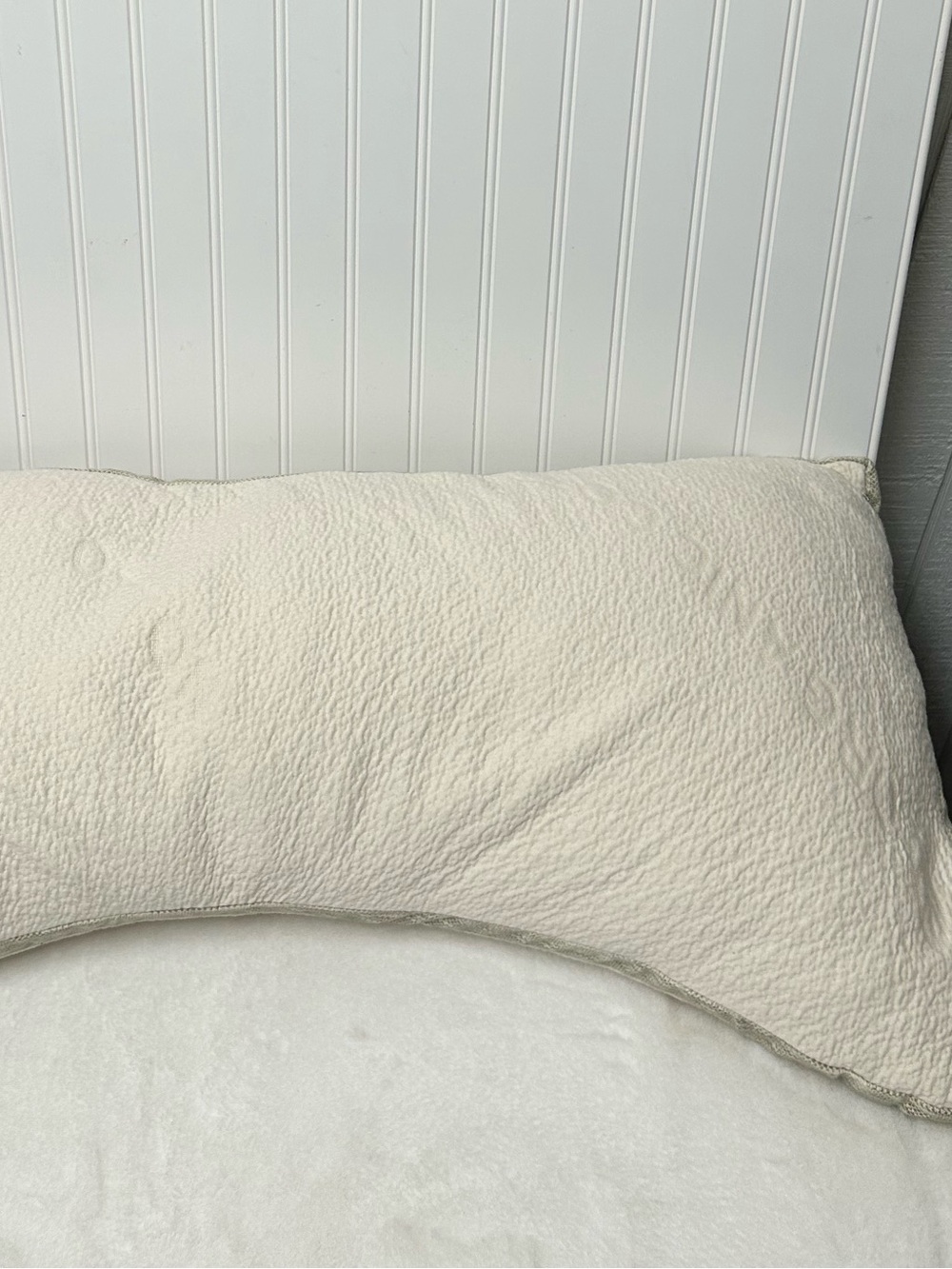 Pottery Barn Avocado side sleeper pillow king